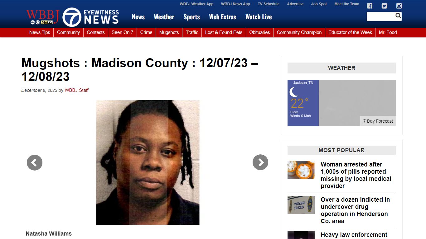 Mugshots : Madison County : 12/07/23 – 12/08/23 - WBBJ TV