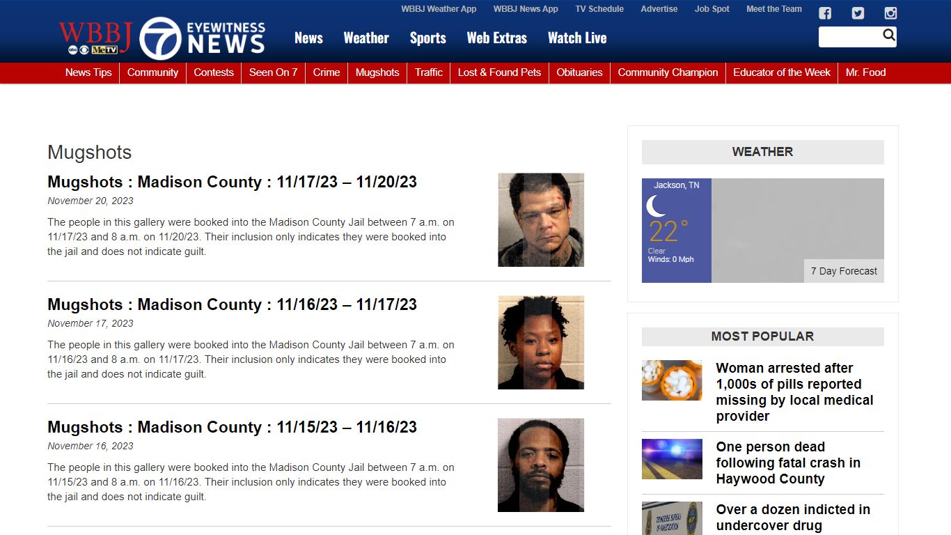 Mugshots Archives - Page 2 of 2 - WBBJ TV